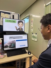 新入社員研修：トラック運転者に必要な知識と技術を習得